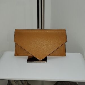 Vittoria Napoli Tan Envelope Clutch
